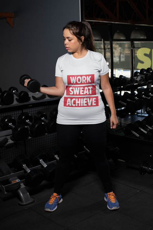 Work Sweat Achieve T-Shirt Printify T-Shirt Rhythm & Drip Apparel