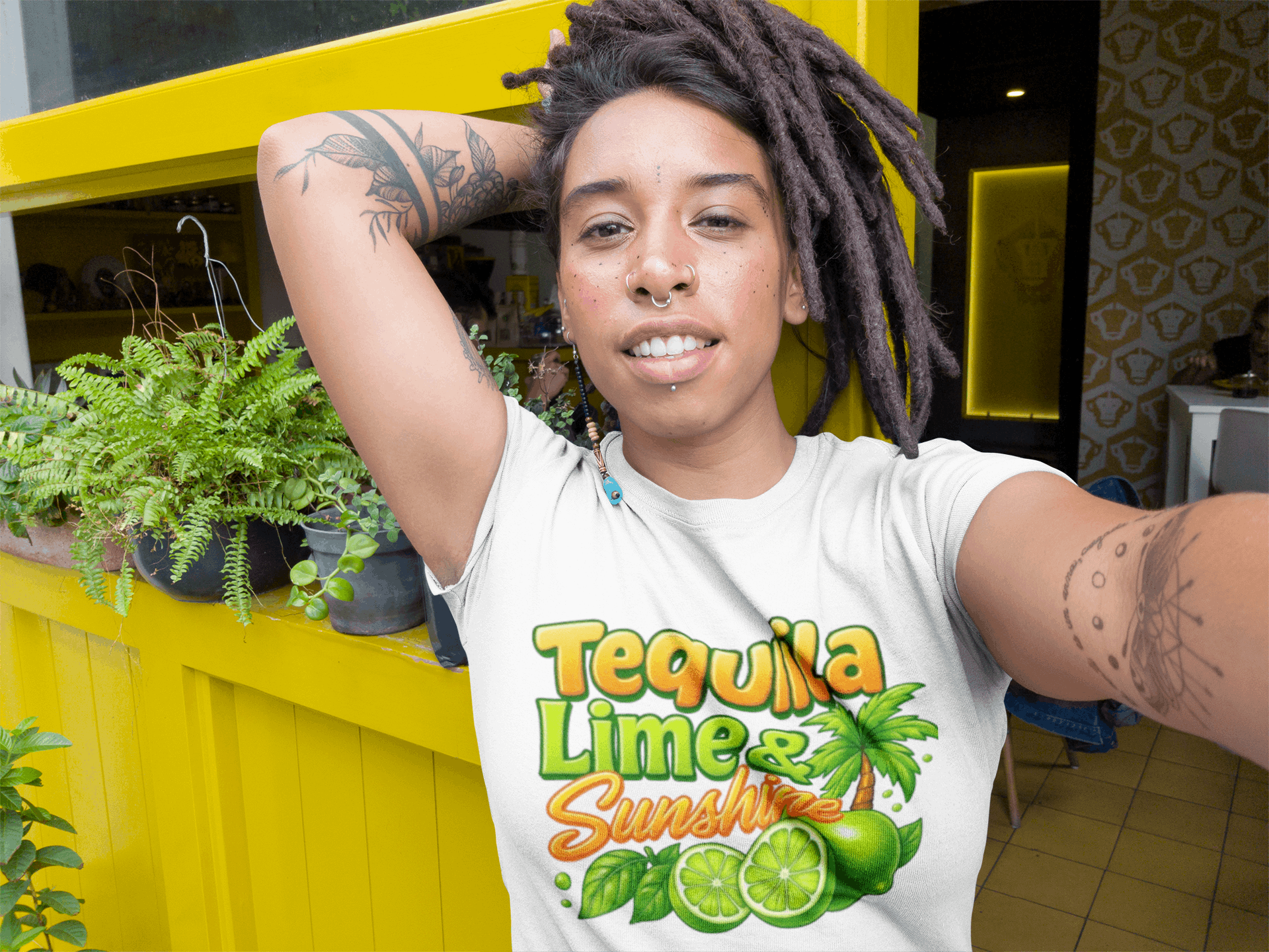 Summer- Tequila Lime & Sunshine Printify T-Shirt Rhythm & Drip Apparel
