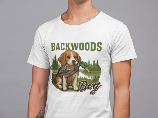 Backwoods Boy T-Shirt Printify T-Shirt Rhythm & Drip Apparel
