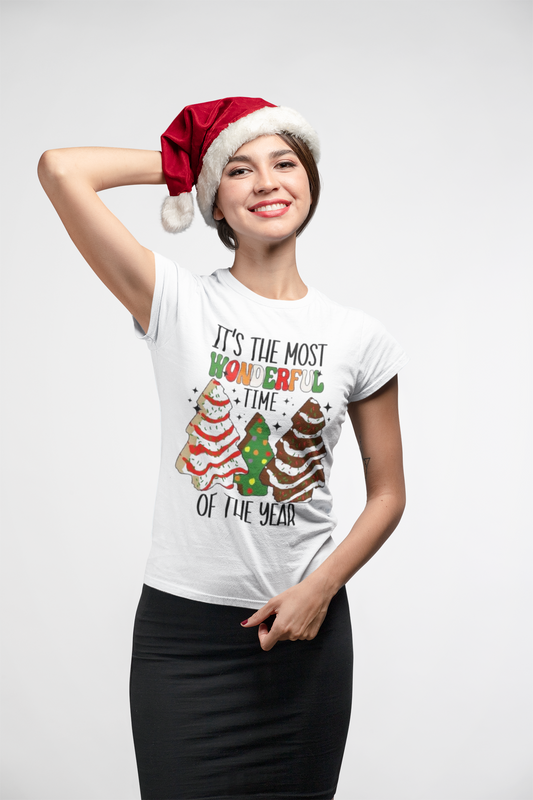 Winter- The Most Wonderful time Of The Year Printify T-Shirt Rhythm & Drip Apparel