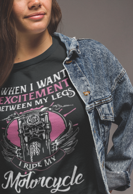 When I Want Excitement Between My Legs Printify T-Shirt Rhythm & Drip Apparel