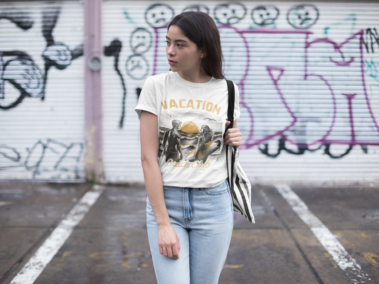 Summer- Retro Vacation Beach Club T-Shirt Printify T-Shirt Rhythm & Drip Apparel