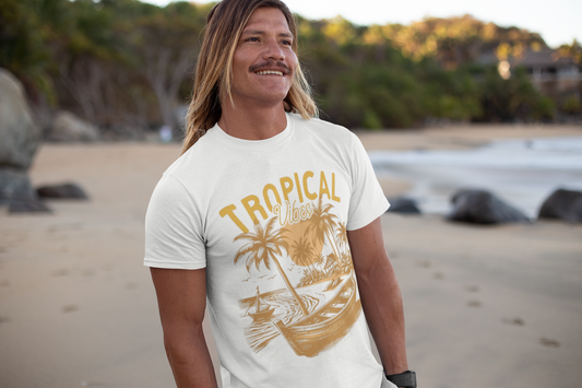 Summer- Tropical Vibes T-Shirt Printify T-Shirt Rhythm & Drip Apparel