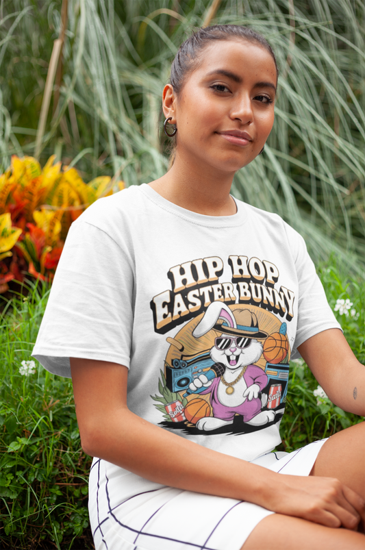 Easter- Hip Hop Easter Bunny T-Shirt Printify T-Shirt Rhythm & Drip Apparel