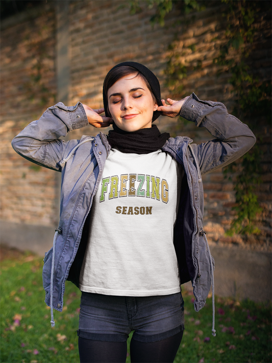 Winter- Freezing Season T-Shirt Printify T-Shirt Rhythm & Drip Apparel