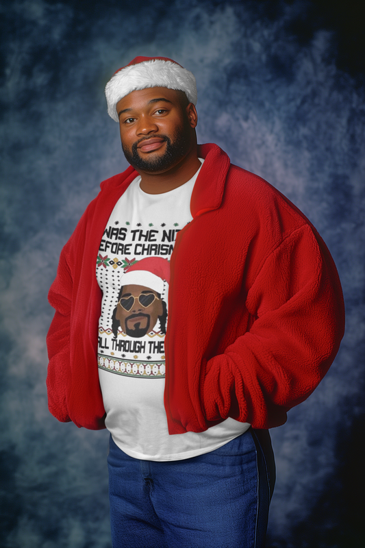 Christmas- The Nizzle Before Chrizzle Printify T-Shirt Rhythm & Drip Apparel