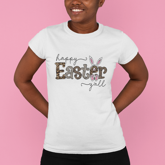 Easter- Happy Easter Yall T-Shirt Printify T-Shirt Rhythm & Drip Apparel