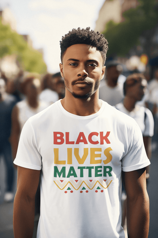 Black Lives Matter Design Printify T-Shirt Rhythm & Drip Apparel
