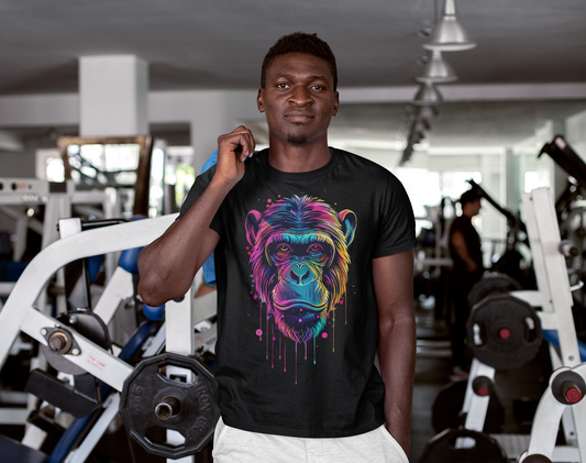 Vibrant Gorilla Graphic Tee Printify T-Shirt Rhythm & Drip Apparel