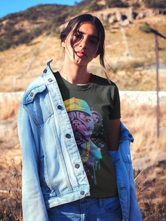 Colorful Dog Graphic T-Shirt Printify T-Shirt Rhythm & Drip Apparel