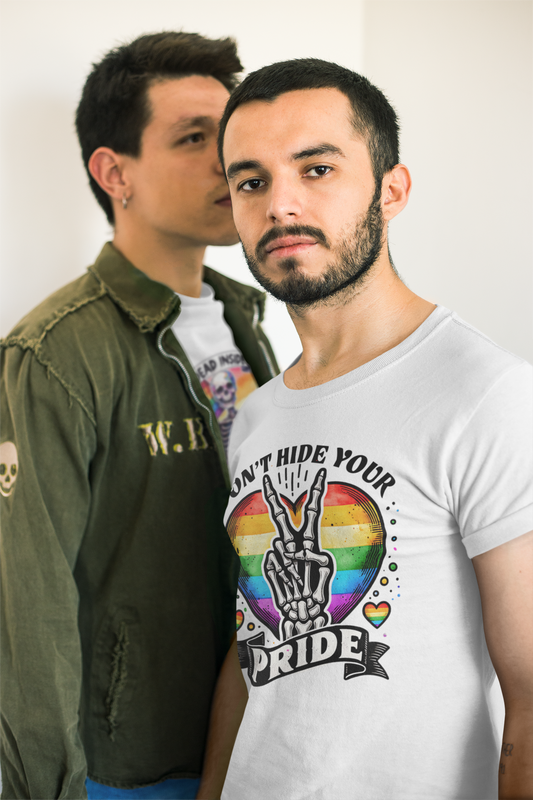 Don't Hide Your Pride T-Shirt Printify T-Shirt Rhythm & Drip Apparel
