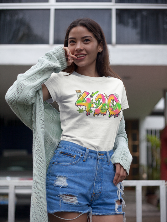 420 Graffiti T-Shirt Printify T-Shirt Rhythm & Drip Apparel