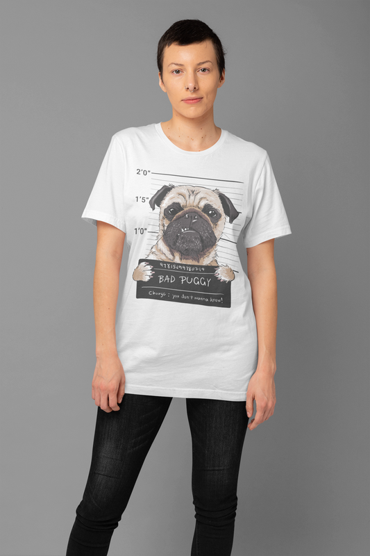 Bad Puggy Shirt Printify T-Shirt Rhythm & Drip Apparel