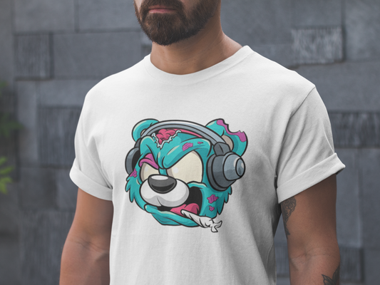 Cartoon Bear T-Shirt Printify T-Shirt Rhythm & Drip Apparel