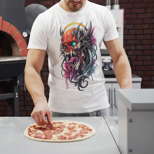 Vibrant Skull Graphic Tee Printify T-Shirt Rhythm & Drip Apparel