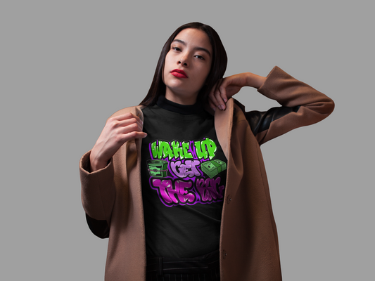 Wake Up & Get the Bag T-Shirt Printify T-Shirt Rhythm & Drip Apparel