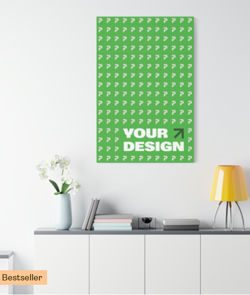 *Customizable Matte Canvas Print, Personalized Wall Art DO NOT CHECK OUT EMAIL ME FIRST! , Home Decor, Unique Gift, Custom Artwork, Modern Design Rhythm & Drip Canvas Rhythm & Drip Apparel