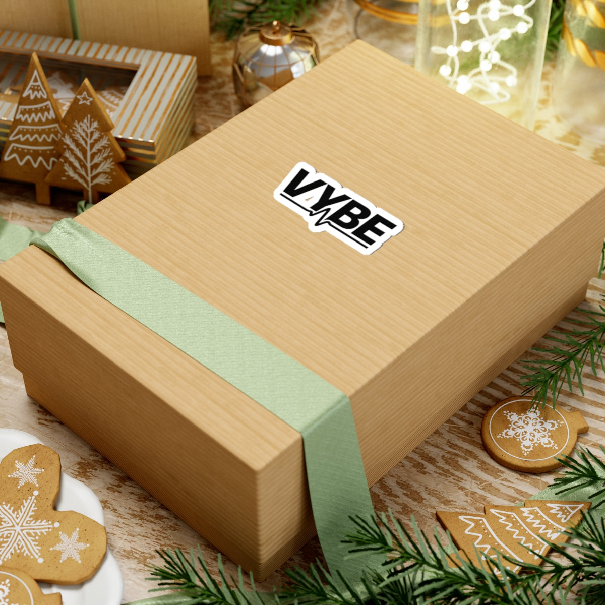 VYBE Kiss-Cut Stickers - Motivational Decor, Laptop Stickers, Cool Aesthetic, Unique Gifts, Stickers for Teens