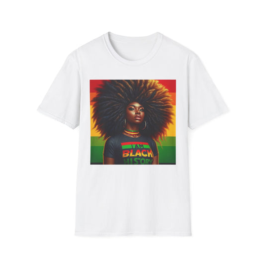 Black History Graphic T-Shirt White Printify T-Shirt Rhythm & Drip Apparel