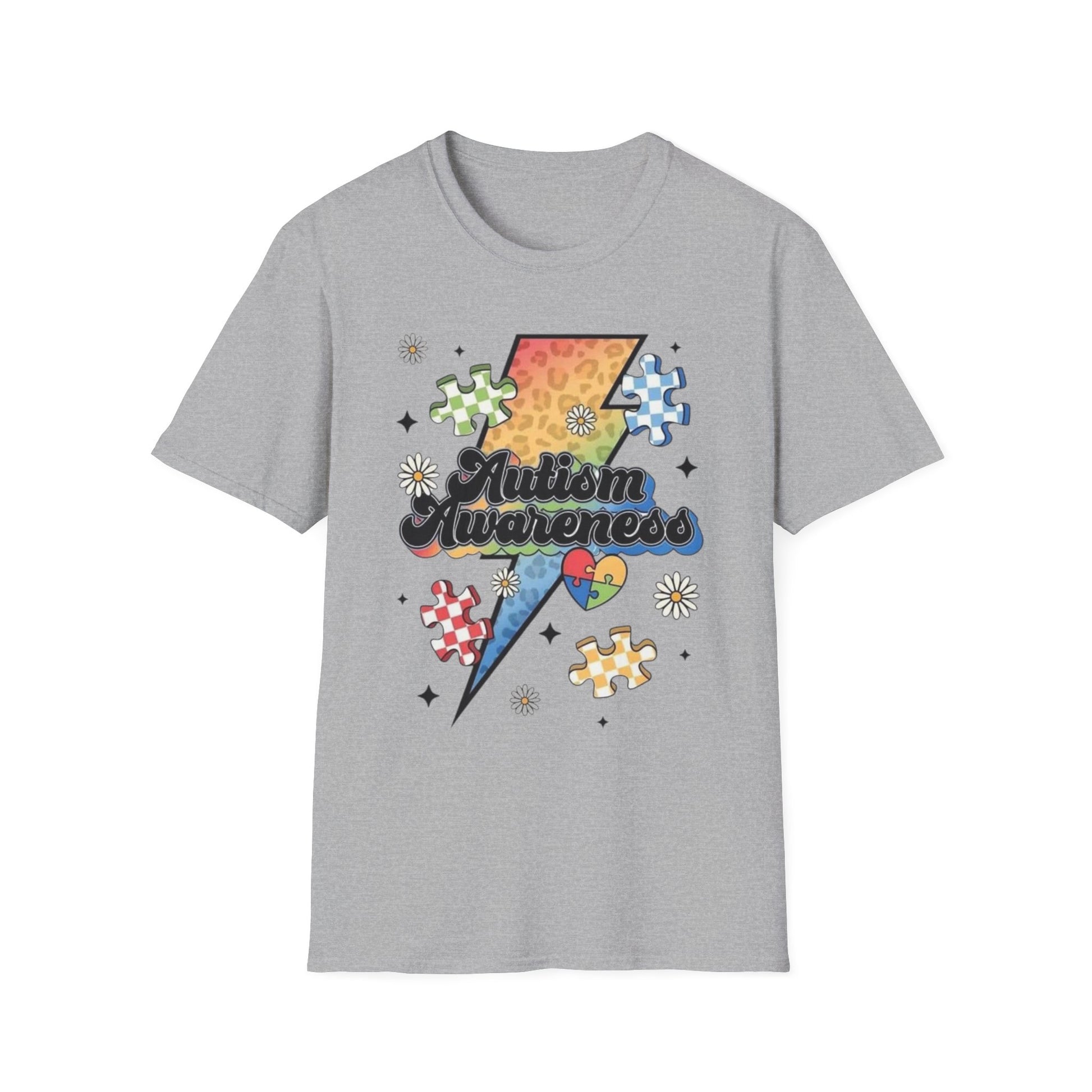 Autism Awareness T-Shirt Sport Grey Printify T-Shirt Rhythm & Drip Apparel