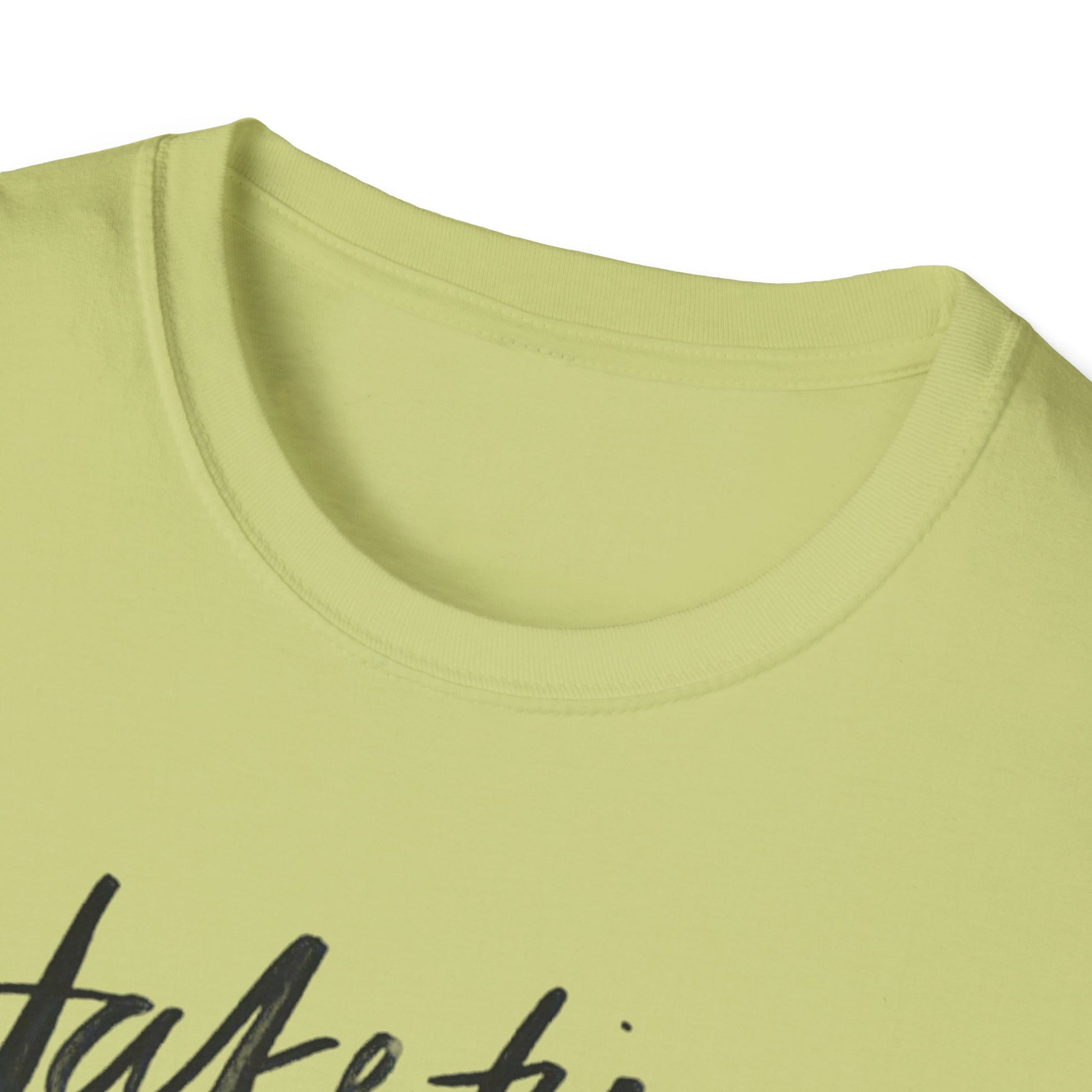 Inspirational Unisex Softstyle T-Shirt - 'Take Time to Make Your Soul Happy' - Rhythm & Drip