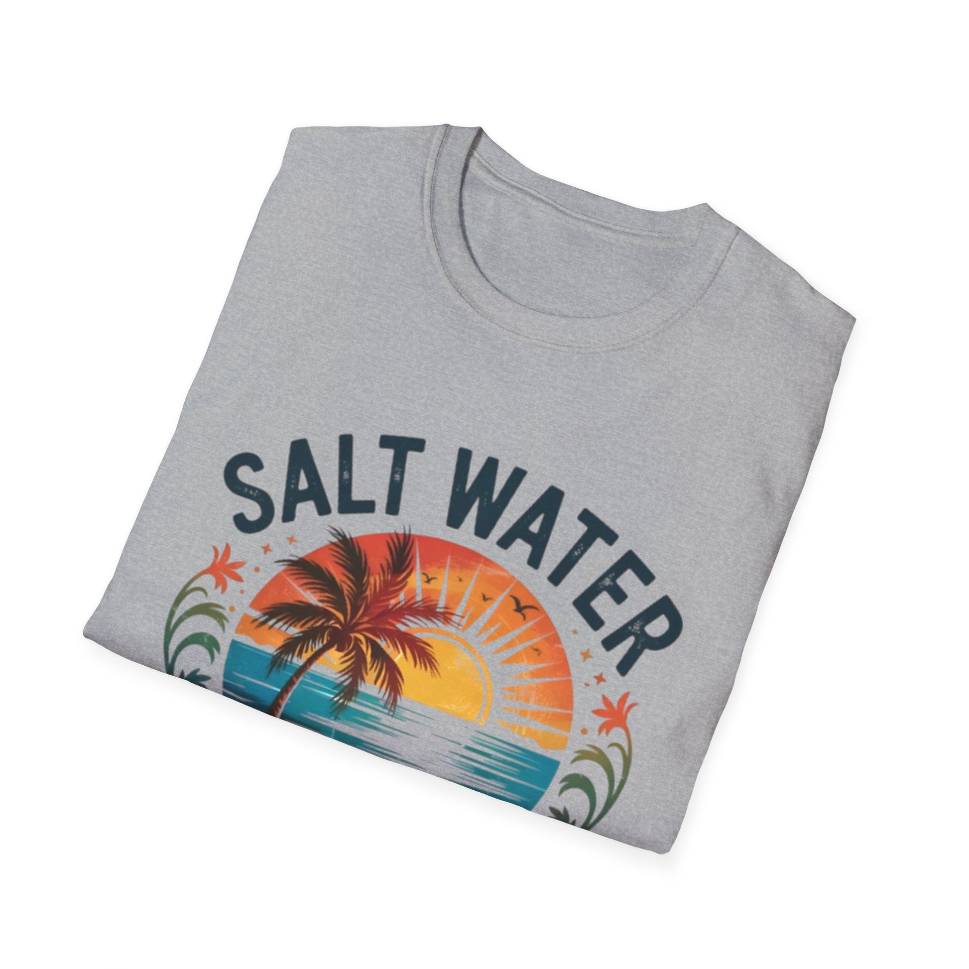 Summer- Sunshine & Salt Water T-Shirt Printify T-Shirt Rhythm & Drip Apparel