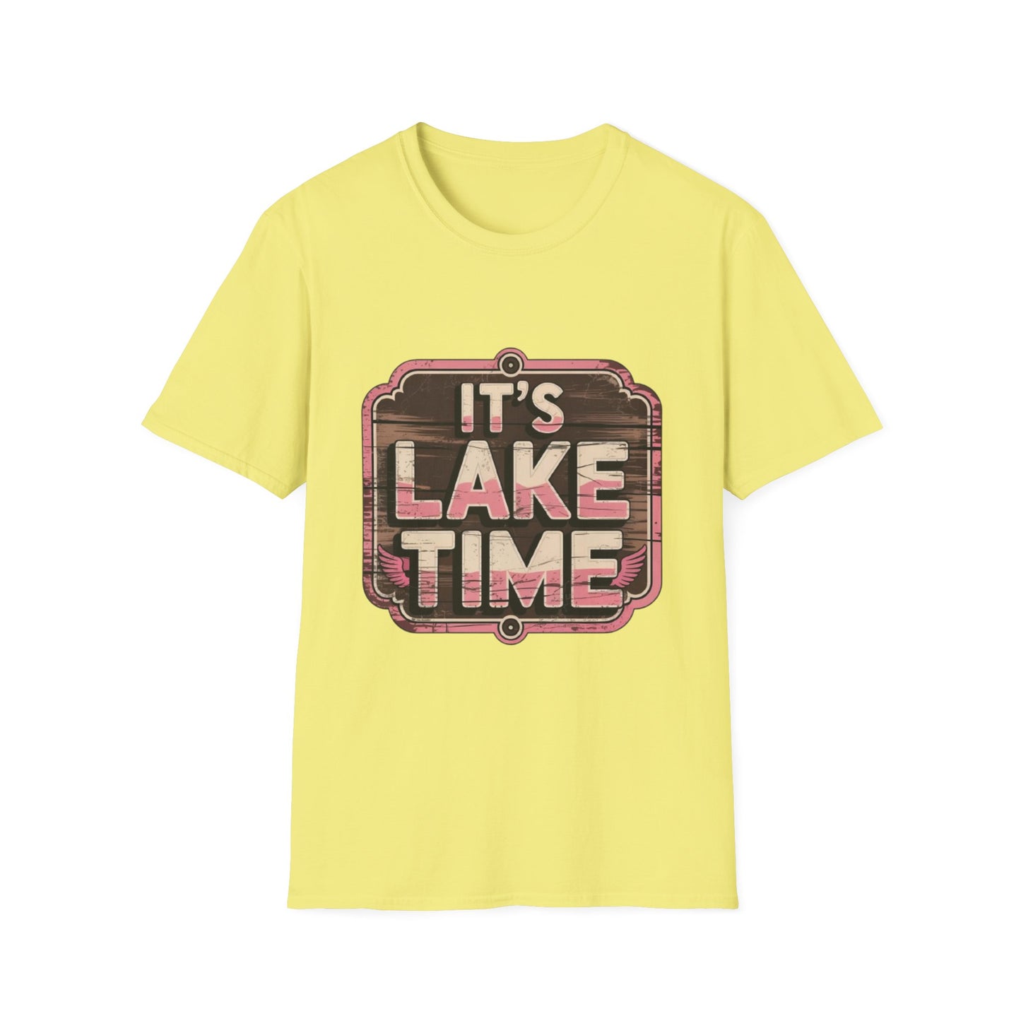 Summer- Lake Time T-Shirt Cornsilk Printify T-Shirt Rhythm & Drip Apparel