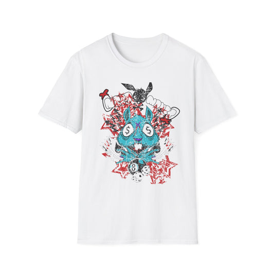 Cash Rabbit Tee White Printify T-Shirt Rhythm & Drip Apparel