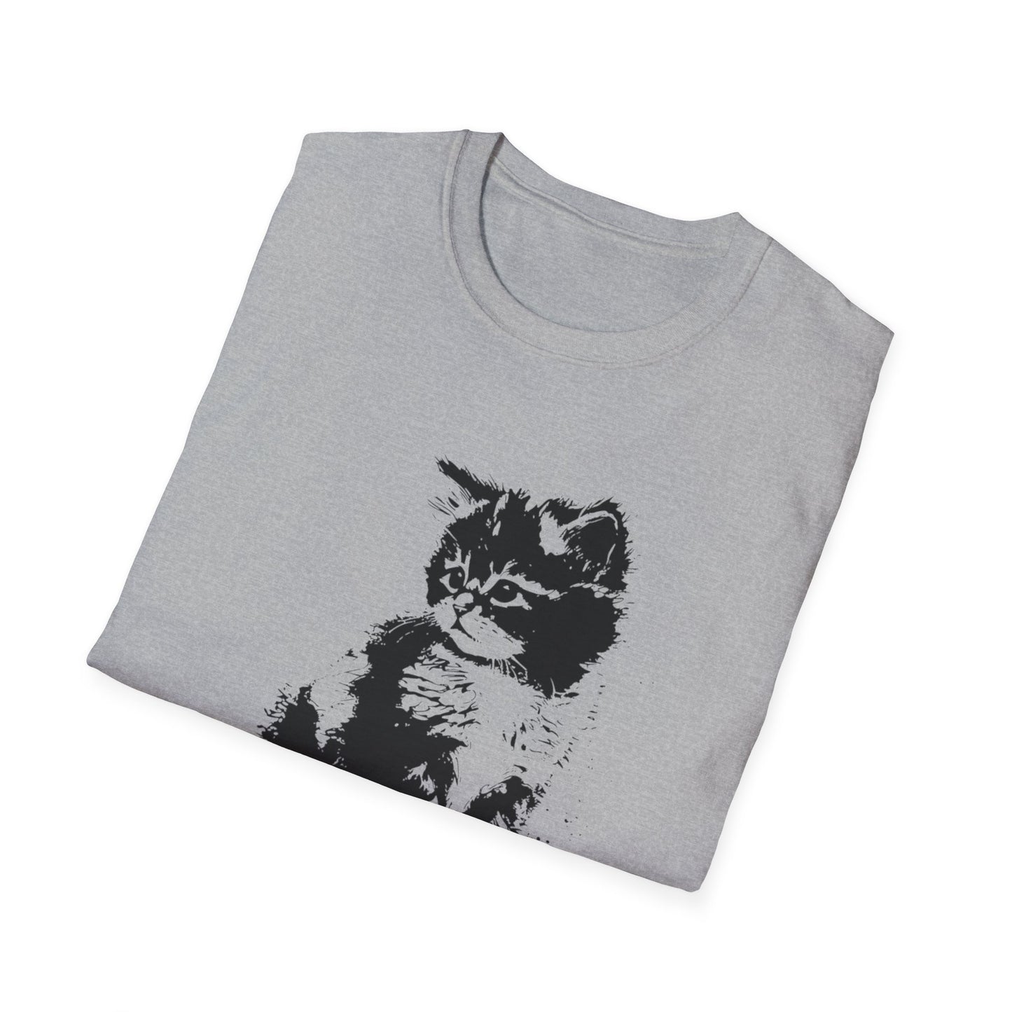 Funny Kitten Rage Consumes Me T-Shirt | Unisex Tee | Cute Cat Lover Gift, Pet Humor Shirt, Casual Wear, Gift for Cat Owners, Animal Lover Apparel Printify T-Shirt Rhythm & Drip Apparel