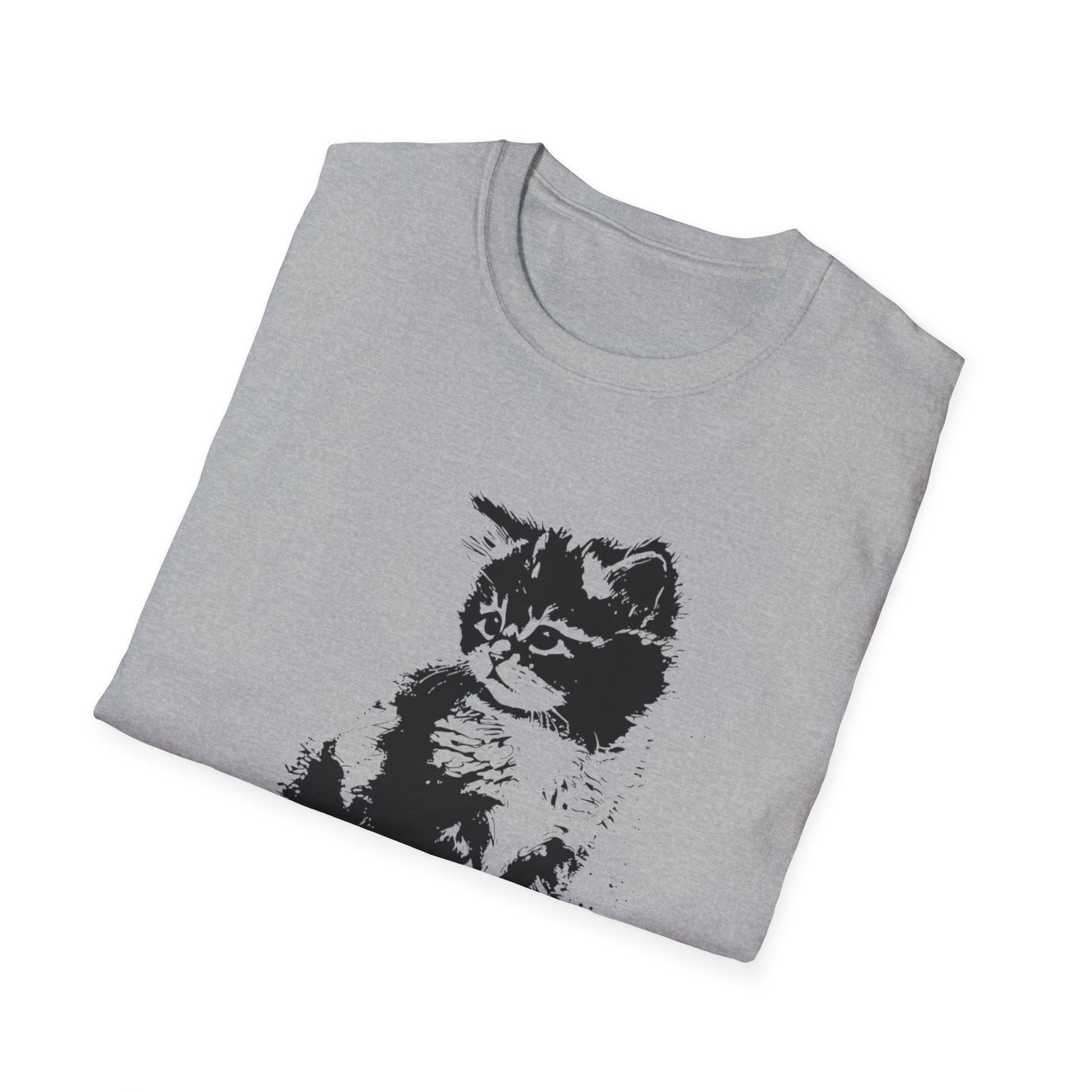 Funny Kitten Rage Consumes Me T-Shirt | Unisex Tee | Cute Cat Lover Gift, Pet Humor Shirt, Casual Wear, Gift for Cat Owners, Animal Lover Apparel Printify T-Shirt Rhythm & Drip Apparel