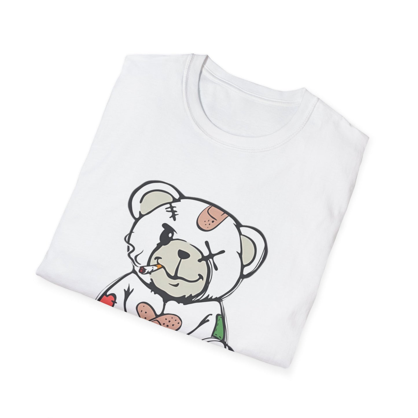 Bandaged Teddy Bear T-Shirt Printify T-Shirt Rhythm & Drip Apparel