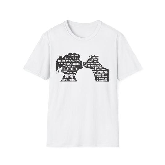 You Are Not JUST A Dog White Printify T-Shirt Rhythm & Drip Apparel