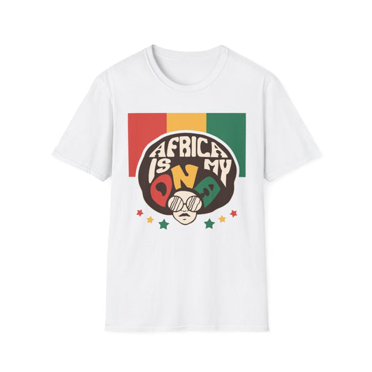 Africa Is My DNA T-Shirt White Printify T-Shirt Rhythm & Drip Apparel