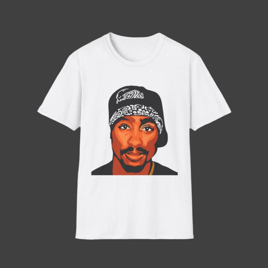 2 pac rap merchandise t shirt that comes in different colors and sizes