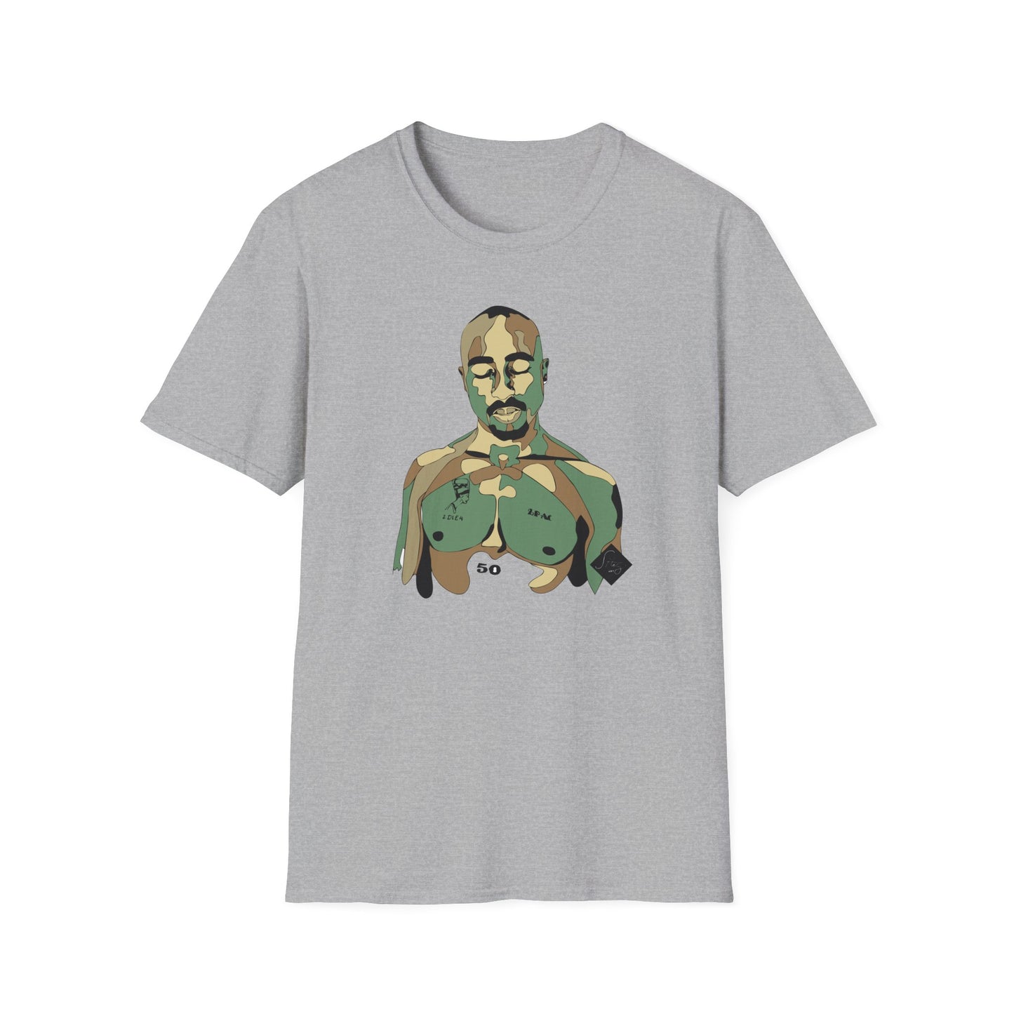 2 Pac Unisex Softstyle T-Shirt - Rhythm & Drip