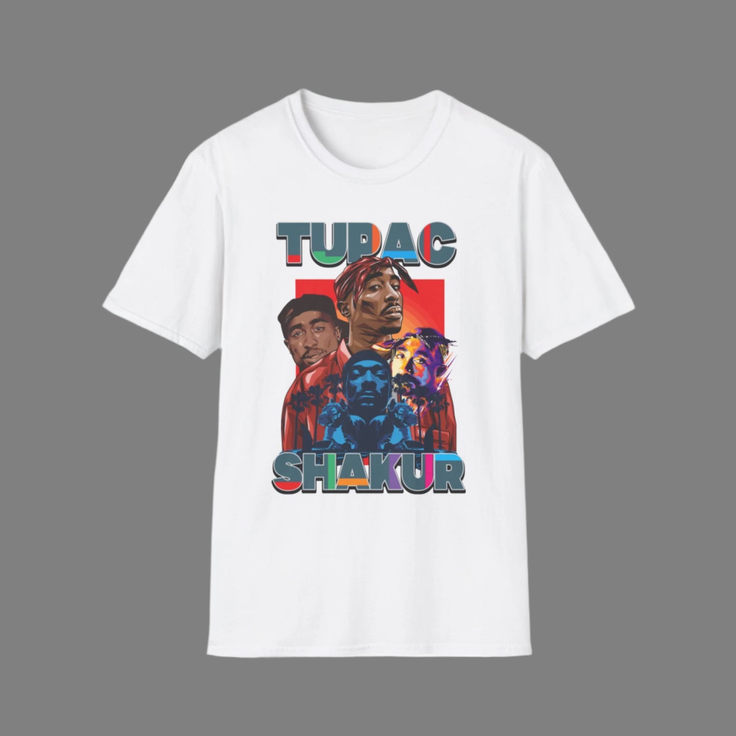 2 Pac Unisex Softstyle T-Shirt - Rhythm & Drip