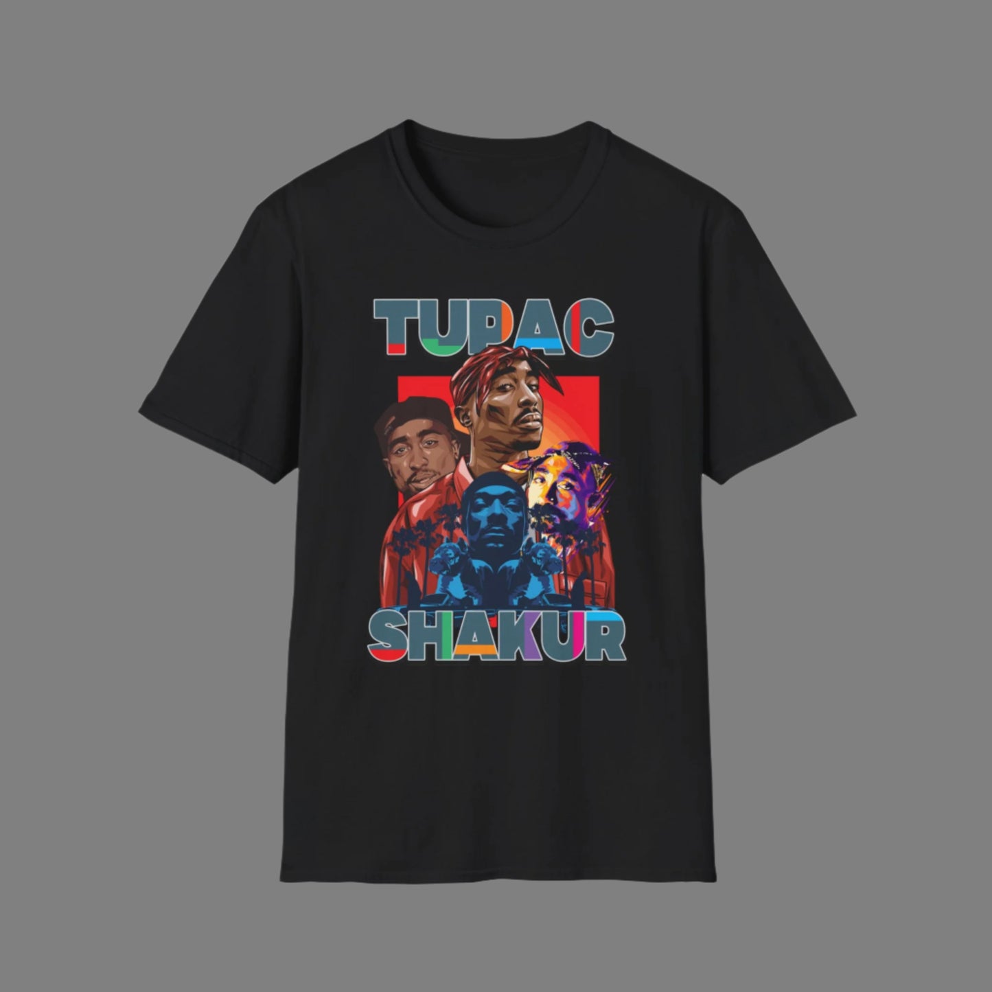2 Pac Unisex Softstyle T-Shirt - Rhythm & Drip