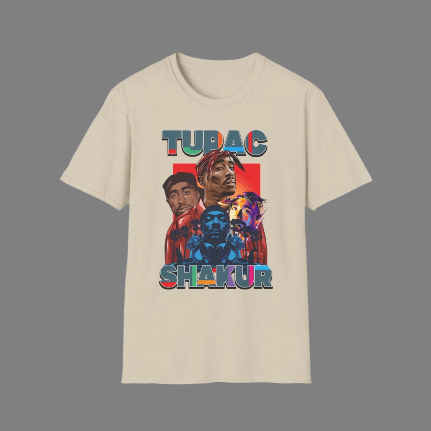 2 Pac Unisex Softstyle T-Shirt - Rhythm & Drip