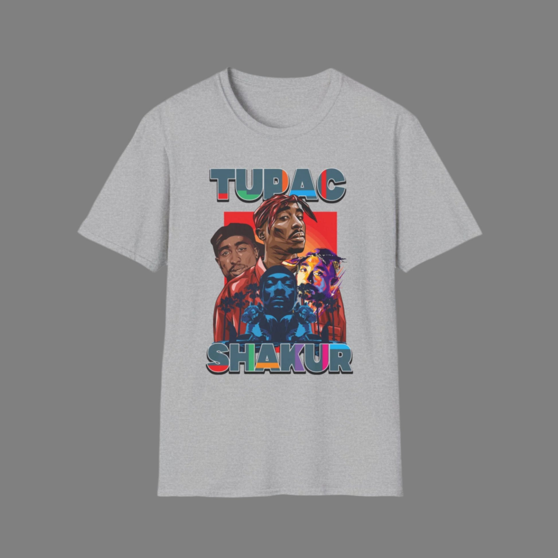 2 Pac Unisex Softstyle T-Shirt - Rhythm & Drip