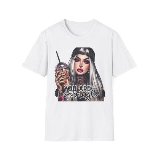 You Are Enough Shirt White Printify T-Shirt Rhythm & Drip Apparel