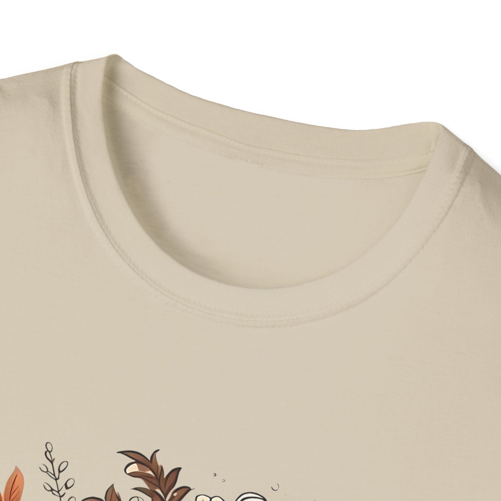 Autumn Ghost Unisex T-Shirt, Fall Apparel, Halloween Tee, Cute Pumpkin Shirt, Cozy Fall Fashion, Gift Idea for Halloween Lovers Printify T-Shirt Rhythm & Drip Apparel