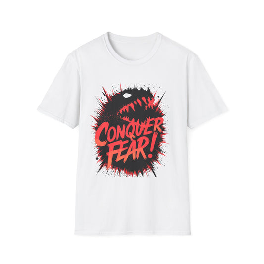 Unisex Softstyle T-Shirt - 'Conquer Fear!' Graphic Tee
