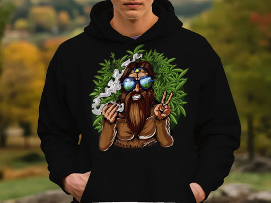 420- hippie stoner graphic hoodie with peace sign and weed art Rhythm & Drip Hoodie Rhythm & Drip Apparel