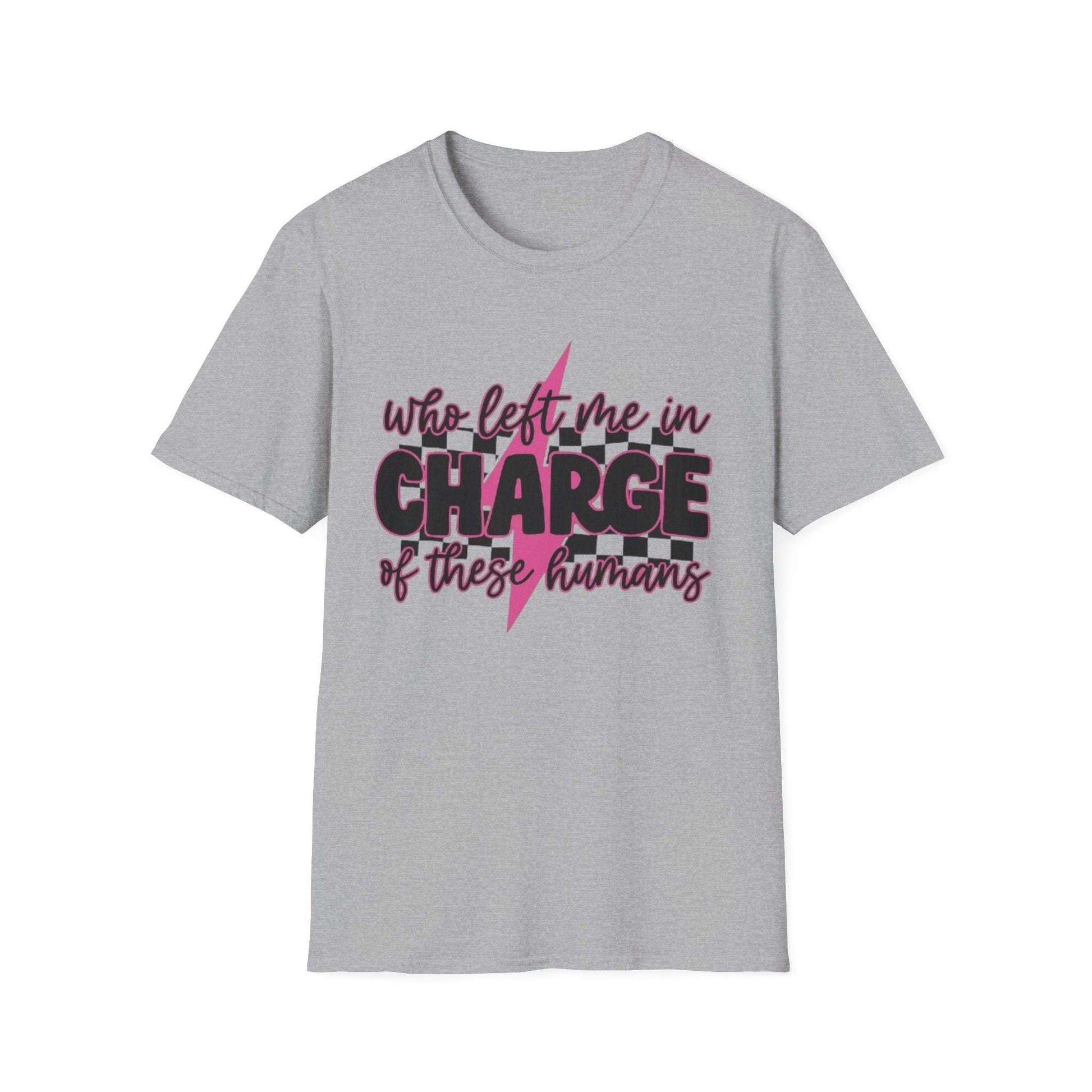 Who Left Me in Charge Of These Humas Sport Grey Printify T-Shirt Rhythm & Drip Apparel