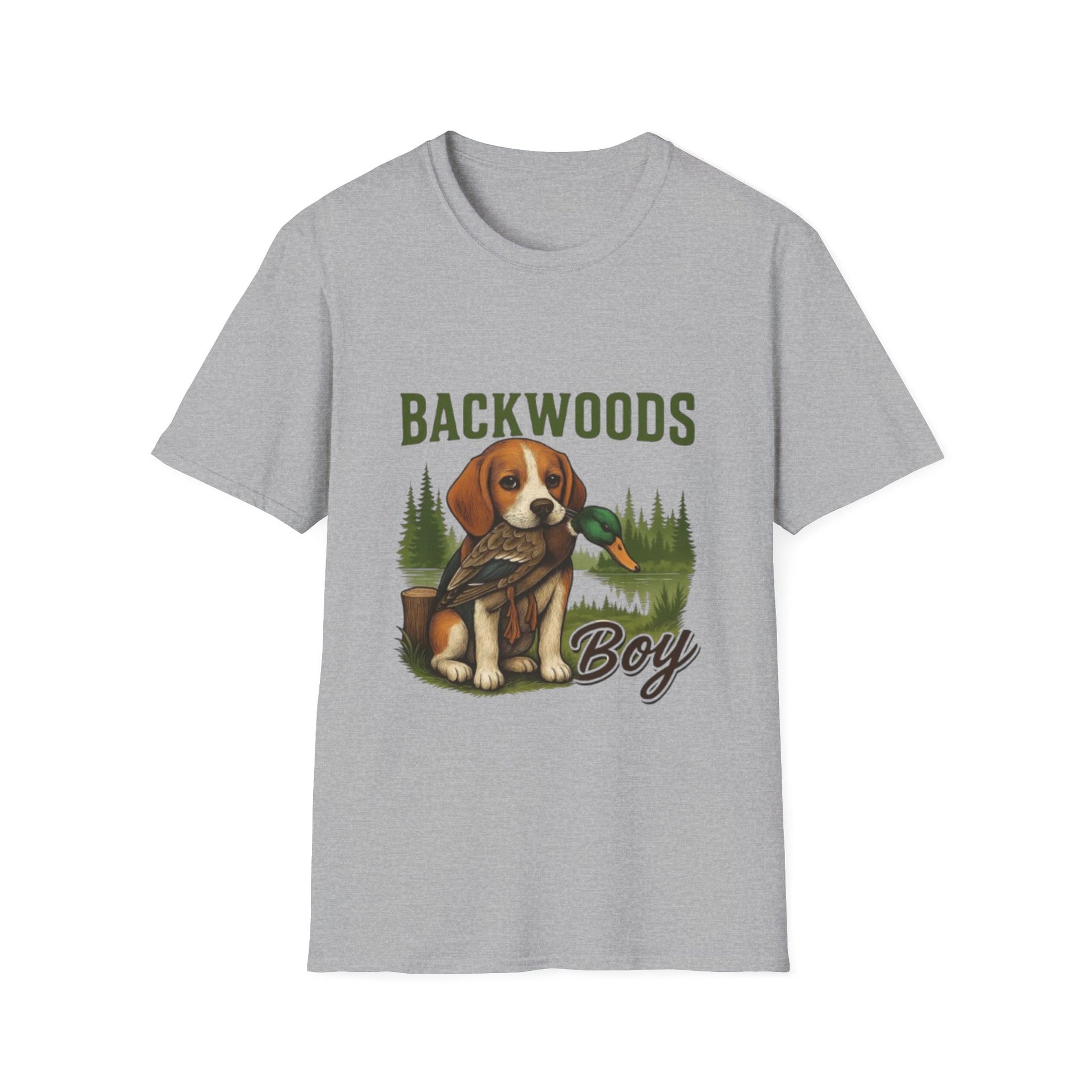 Backwoods Boy T-Shirt Sport Grey Printify T-Shirt Rhythm & Drip Apparel