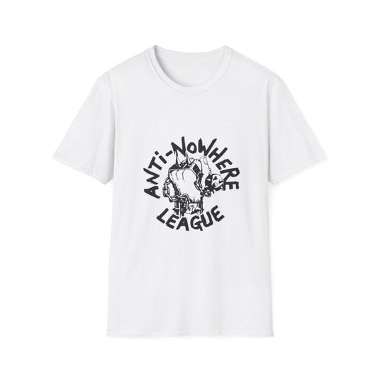 Anti-Nowhere League T-Shirt White Printify T-Shirt Rhythm & Drip Apparel