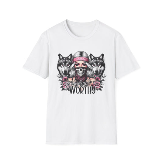 Worthy T-Shirt White Printify T-Shirt Rhythm & Drip Apparel