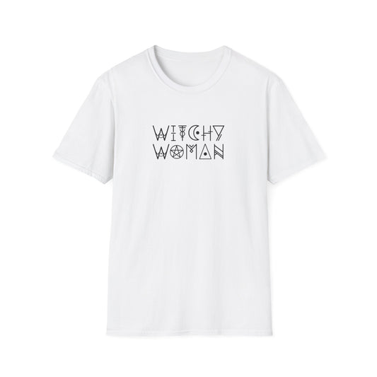 Witchy Woman T-Shirt White Printify T-Shirt Rhythm & Drip Apparel