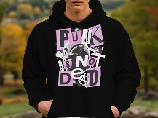 Alternative- Punk Is Not Dead Hoodie Rhythm & Drip Hoodie Rhythm & Drip Apparel