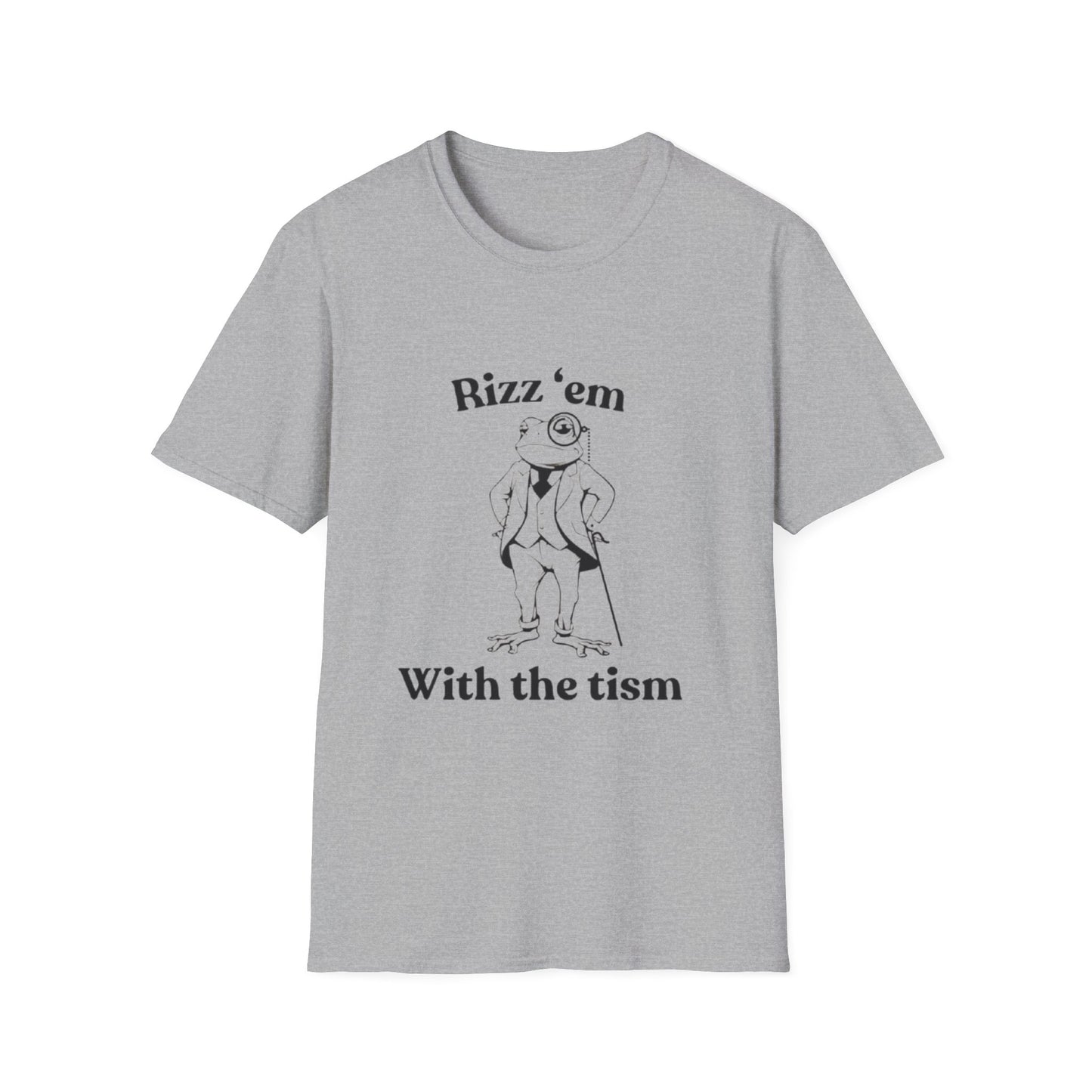 Autism Rizz 'em With the Tism T-Shirt Sport Grey Printify T-Shirt Rhythm & Drip Apparel